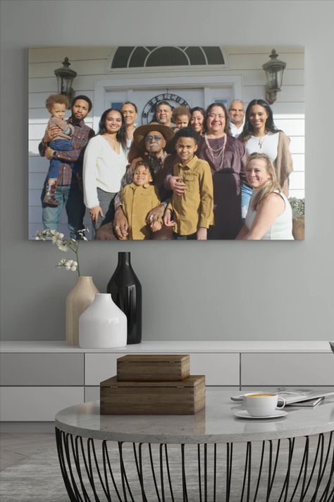 Large 36" x 60" Custom Photo DIY Canvas Prints Pvc Frame, Personalized Canvas Print, Personalized Canvas, Custom Family Portrait, Canvas Photo Prints, Photo Poster, Portrait Wall, Family Print, Small Shops