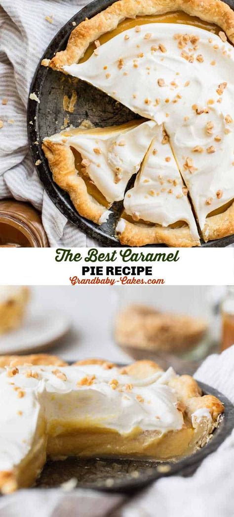 Caramel Cream Pie Recipe, Carmel Pie Recipes Easy, Old Fashioned Caramel Pie, Ocharleys Caramel Pie Recipes, Carmel Pie Easy, Carmel Pie Recipes, Caramel Pie Condensed Milk, Caramel Pie Recipes, Old Fashioned Caramel Pie Recipe