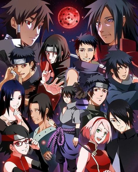 Naruto Designs, Naruto Clans, Izuna Uchiha, Kurama Naruto, Uchiha Family, Naruto Y Sasuke, Naruto Shippudden, Naruto Teams, Sasuke Sakura