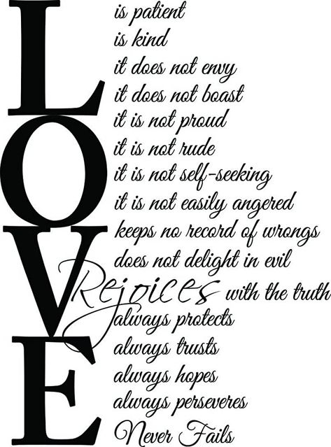 Amazon.com: (23x31) Love is Patient Love is Kind 1 Corinthians 13:4-7. Vinyl Wall Decal Decor Quotes Sayings Inspirational Wall Art : Tools & Home Improvement Love Is Patient Love Is Kind, Vinyl Wall Quotes, Falling In Love Quotes, Love Anniversary Quotes, 1 Corinthians 13, Decor Quotes, Love Is Patient, Kindness Quotes, Happy Birthday Quotes