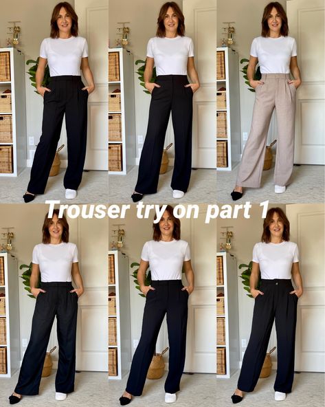 Wide Leg Pants Outfit Casual Office, Business Casual Outfits For Women 2023 Plus Size, Business Casual Outfits For Women Straight Leg Pants, Business Casual Outfits For Women Slacks, Work Pants Women Office Wear Business Casual, Office Outfits Black Pants, Office Pants Women Work Attire, Black Pants Outfit Summer Work, Business Casual Trendy Women