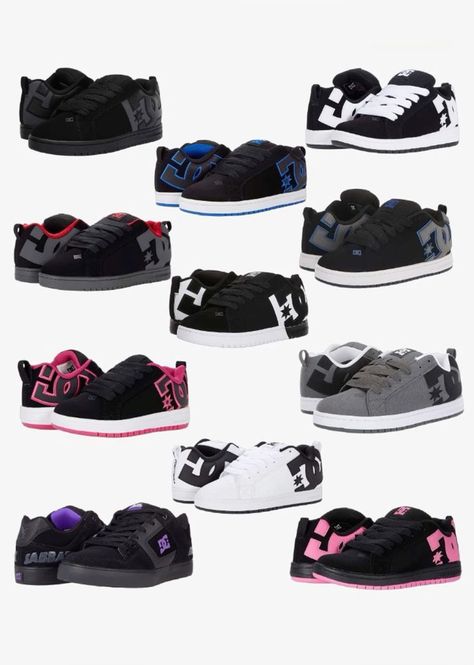 How To Style Dc Shoes, Dc Shoes Women's Outfit, Black Dc Shoes Outfit, Dc Shoes Y2k, Dc Shoes White, Dc Shoes Outfit Women, Outfits With Dc Shoes, Dcs Shoes, Dc Shoes Aesthetic