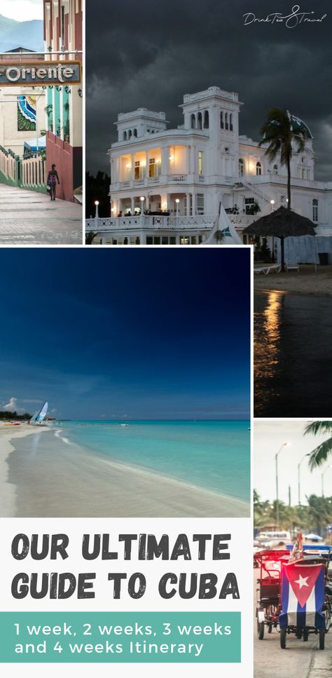 Whether you have a Cuba itinerary 2 weeks in length or something a bit shorter or longer, this guide to Cuba will help you make the most of your Cuba itinerary. Read on for the best Cuba guide and the top things to do in Cuba for each itinerary. Cuba History, Cuba Itinerary, Cuba Vacation, Cancun Mexico Travel, Cuba Beaches, Cancun Hotels, Cuba Travel, Colonial Architecture, Central America Travel