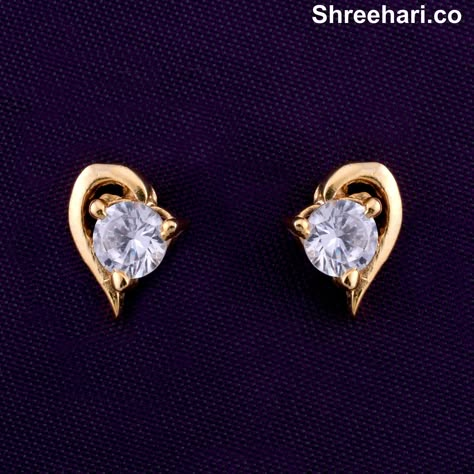 www.shreehari.co jewellery for INR 210.00 http://bit.ly/1Ld7zxy Single Stone Earrings, Cheap Gold Jewelry, Ruby Jewelry Necklaces, Small Earrings Gold, Real Diamond Earrings, Gold Earrings Models, Diamond Earrings Design, Modern Gold Jewelry, Gold Earrings Wedding