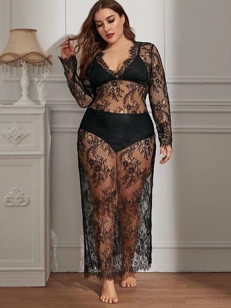 Plus Size Lingerie Outfit Night, Lingerie Outfit Night, Lingerie Outfit, Outfit Night, Night Dress For Women, Lingerie Outfits, Pretty Lingerie, Beautiful Lingerie, Plus Size Lingerie