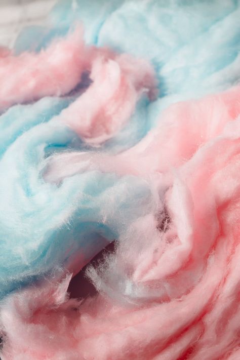 Candyfloss Aesthetic, Candy Floss Aesthetic, Textiles Aesthetic, Cotton Candy Design, Sugar Aesthetic, Cotton Candy Wallpaper, Candy Background, Blue Cotton Candy, Cotton Candy Flavoring