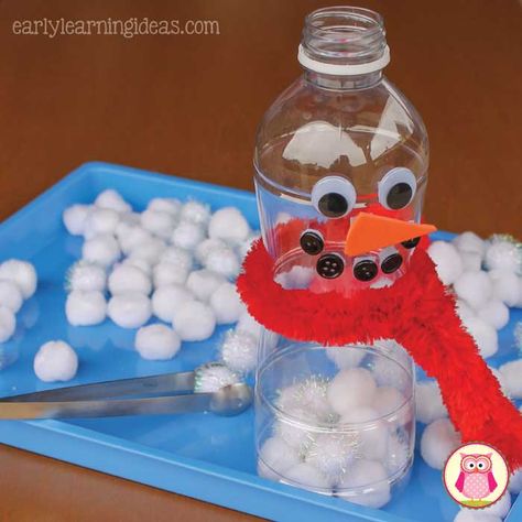 Winter Sensory Table, Sensory Table Ideas, Craft Snowman, Snowman Activities, Winter Sensory, Snowman Theme, Jul Diy, Snowman Craft, Winter Preschool