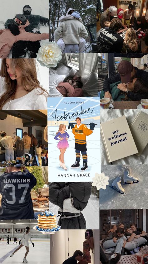 Icebreaker ❄️ #icebreaker #icedancer #winter Icebreakers Book, Icebreaker Aesthetic, Icebreaker Book, Fangirl Book, Romcom Books, Hannah Grace, Book Edits, Organization Bullet Journal, Romance Series Books