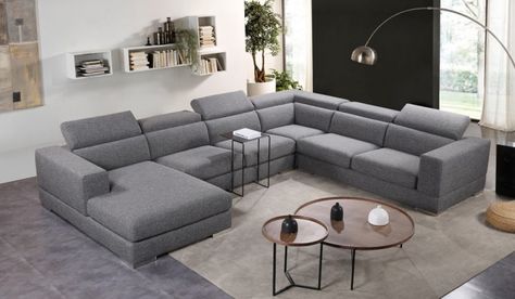 Orion U Shape Sofa U Shaped Couch Living Room, Small Sofa Set, U Shape Sofa, Sofa U Form, L Sofa, U Shaped Couch, Grey Couch Living Room, Luxury Sofa Design, U Shaped Sectional Sofa