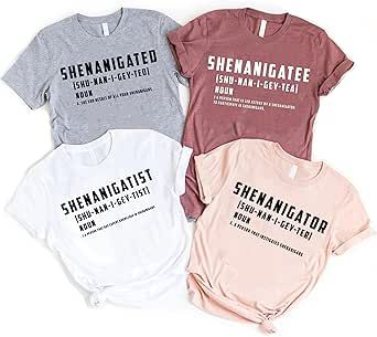 Generic Shenanigator Definition Funny Shirts, Group Vacation Shirts, Girls Trip Shirts, Group Trip Shirts, Matching Road Trip Shirt, Medium-Large, Design 2 Group Trip Shirts, Group Vacation Shirts, Group Vacation, Group Trip, Trip Shirts, Girls Trip Shirts, Shirt Making, T Shirt Image, Wedding Vibes