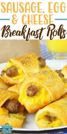 Breakfast Rolls Recipe, Breakfast Bundt, Crescent Breakfast, Eggs Cheese Breakfast, Breakfast Sausage Links, Breakfast Crescent Rolls, Cheese Breakfast, Breakfast Specials, Breakfast Rolls