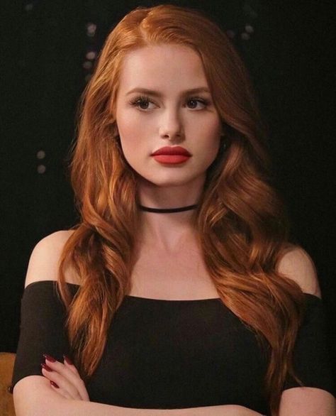 Hair, Choker, Red Hair, Black, Long Red Hair, Madelaine Petsch, Long Red, Blossom, Red