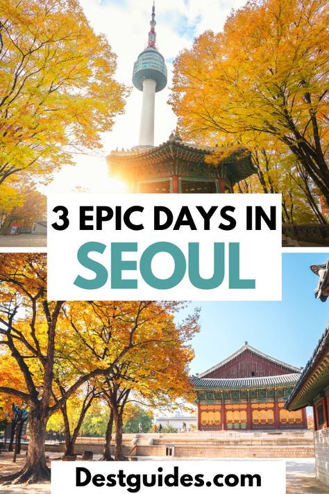 Seoul 3 Days, 3 Days In Seoul, Seoul Itinerary 3 Days, What To Do In Seoul, Places To Visit In Seoul, Korea Vacation, Korea Travel Guide, Seoul Itinerary, Things To Do In Seoul