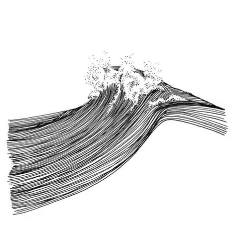 Ocean Wave Line Drawing and Cume . . . . . . . . . . . . . . . . . . . . #waves #lines - 16+ Ocean Wave Line Drawing - Drawingwow.com Wave Line Drawing, Drawing Ocean, Minimal Pictures, Wave Drawing, Minimal Photo, Surf Art, Ocean Wave, Line Art Drawings, Art Graphique