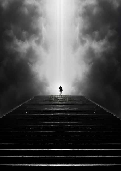 The heaven architecture silhouette staircase.  | premium image by rawpixel.com / Pitcha Benrohman Heaven Architecture, Vintage Stairs, Architecture Silhouette, Walking Stairs, Staircase To Heaven, Walking Down Stairs, Art Improvement, Stairs, Walking