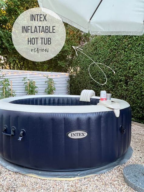 Soft Tub Hot Tub, Intex Hot Tub, Outdoor Spas Hot Tubs, Round Hot Tub, Inflatable Spas, Hot Tub Patio, Inflatable Hot Tub, Spa Cover, City Farmhouse