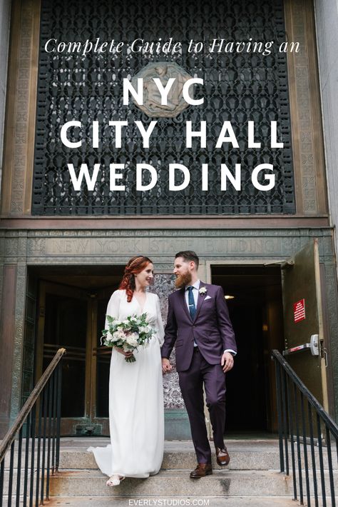 New York Elopement Dress, Wedding New York City, Nyc Court House Wedding, Eloping In New York City, Manhattan Courthouse Wedding, City Hall Wedding New York, Brooklyn City Hall Wedding, New York City Hall Elopement, New York Elopement City Hall Weddings