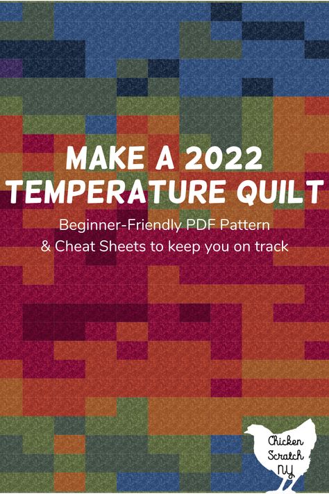 Weather Themed Quilts, Temperature Blanket Quilt, Temperature Quilts Pattern, Temperature Quilt Pattern Free, Temperature Quilt Color Chart, Temperature Quilts Ideas, Temperature Quilt Pattern, Tempature Quilts, Temperature Quilt Ideas And Designs