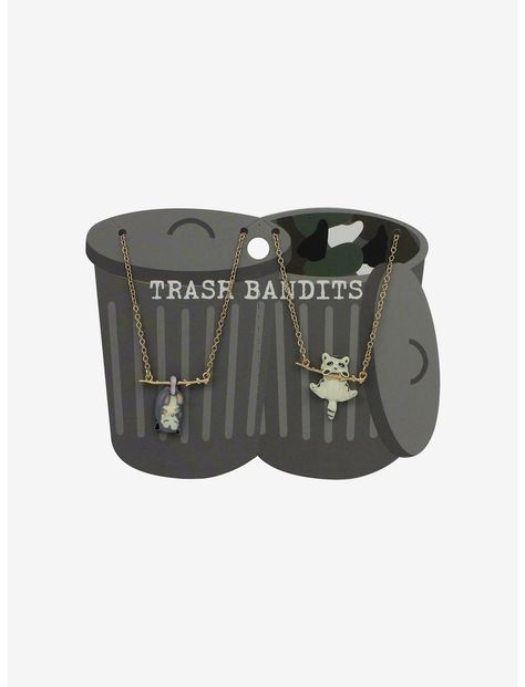 Trash Critters Best Friend Necklace Set | Hot Topic Best Friend Necklace, Light Fury, Emily The Strange, Blue Beetle, Train Your Dragon, Friend Necklaces, Anime Gifts, How To Train, How Train Your Dragon