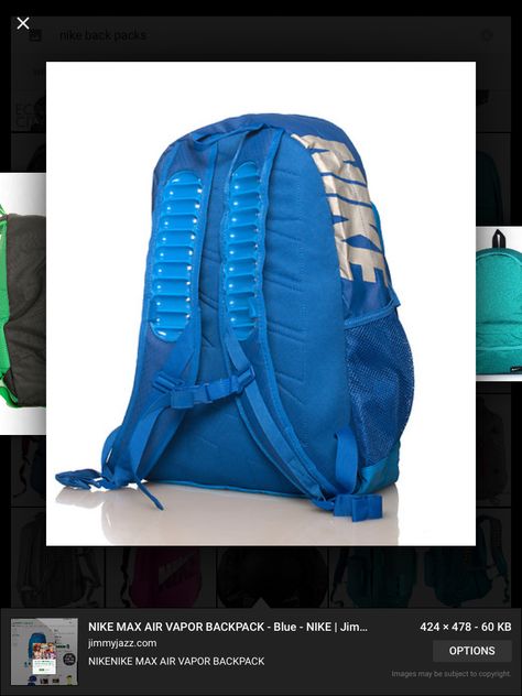 Nike book bag Back 2 School, Blue Nike, Book Bag, Book Collection, Sling Backpack, High School, Bubbles, Backpacks, Nike