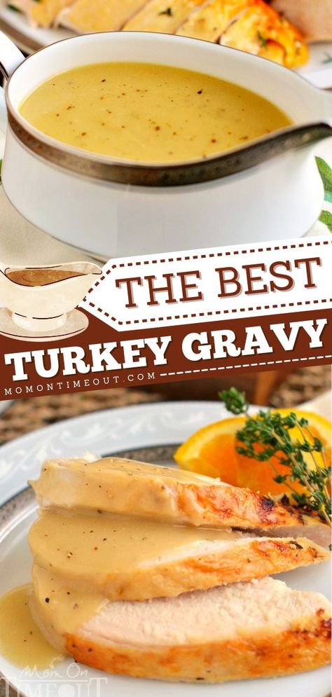 THE BEST TURKEY GRAVY RECIPE, thanksgiving sides, thanksgiving dinner recipes Emmymade Recipes, Best Turkey Gravy Recipe, Dinner Sauces, The Best Turkey Gravy, Gravy Thanksgiving, Turkey Pictures, Turkey Decorations, Best Turkey Gravy, Turkey Seasoning