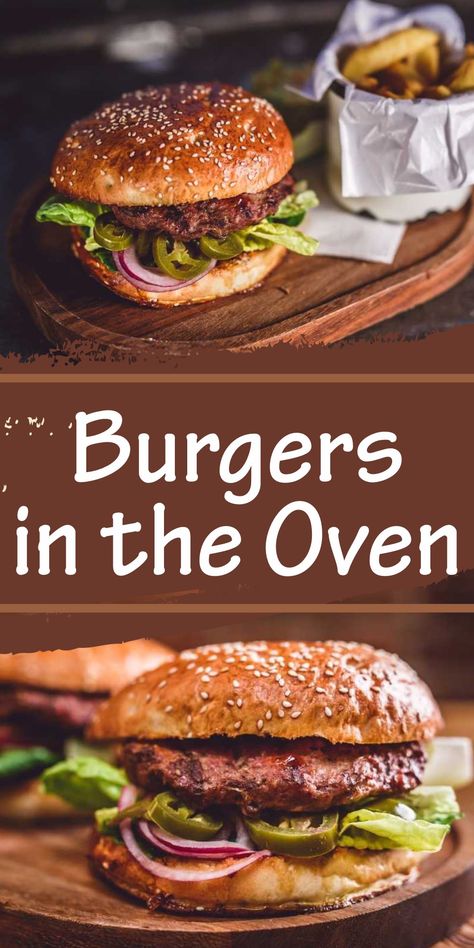 Welcome to this easy and delicious oven-baked burger recipe! Burgers are a favorite meal for many, and with this simple recipe, you can make them right at home in your oven. Oven Baked Hamburgers Patties, Best Oven Burgers, Burgers In The Oven How To Bake, Burgers In Oven Bake, Smash Burgers In The Oven, Cook Burgers In Oven, Cooking Burgers In The Oven, How To Cook Hamburgers In The Oven, Baking Hamburgers In Oven