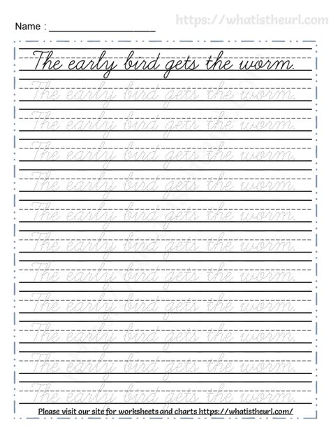 Tracing Cursive Letters Worksheets | Proverbs - Your Home Teacher Cursive Sentences, Tracing Cursive Letters, Learn Cursive, Cursive Letters Worksheet, Learn To Write Cursive, Handwriting Template, Cursive Writing Practice Sheets, Cursive Worksheets, Letters Worksheets