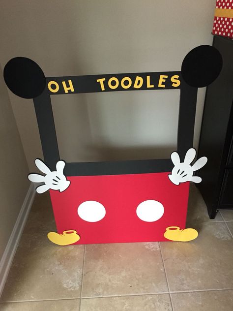 Mickey Mouse Birthday Themes, Mickey Themed 1st Birthday, Birthday Theme Mickey Mouse, Mickey Mouse Party Theme Ideas, Oh Toodles 2nd Birthday, Diy Toodles Mickey Mouse, Mickey Mouse Birthday Party Ideas 3rd, Oh Twodles Birthday Decor, Mickey Mouse Backdrop Ideas Diy