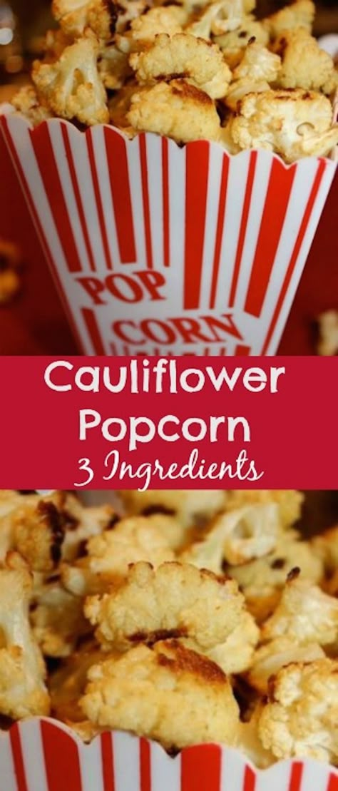 It looks like popcorn but it is cauliflower! People who do not like cauliflower change their minds after this easy super healthy cauliflower popcorn recipe. Carbohydrates Recipes, Popcorn Cauliflower, Cauliflower Popcorn, Healthy Children, Cauliflower Recipe, Popcorn Recipes, Paleo Snacks, Keto Lifestyle, Low Carbohydrate Diet