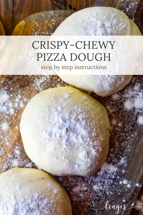 How to make perfect homemade pizza dough by hand. A delicious crust that is crispy on the outside and chewy on the inside. This homemade recipe is both easy and fool-proof. #pizzadough #pizzacrust #homemadepizza #pizza #breadrecipes #homemadepizzadough Perfect Homemade Pizza, Italian Pizza Dough Recipe, Best Pizza Dough Recipe, Pizza Oven Recipes, Pizza Calzone, Homemade Pizza Crust, Pizza Dough Recipe Easy, Crispy Pizza, Best Pizza Dough