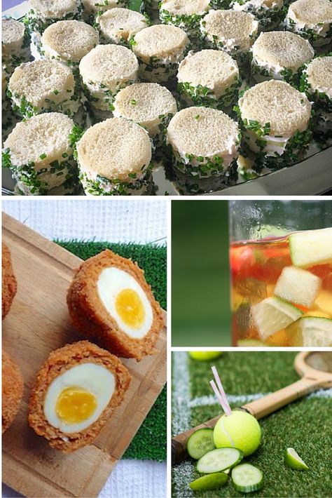 Wimbledon Party Food, Cheap Holidays, Wimbledon Party, Vegetarian Sandwich Recipes, Tennis Birthday, Tennis Party, Vegetarian Sandwich, Cheap Holiday, Good Weather