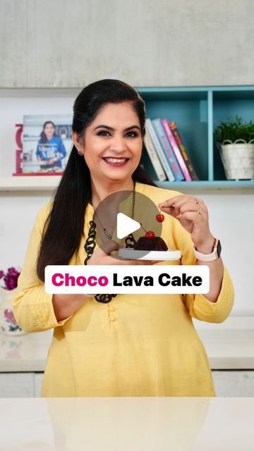 Eggless Choco Lava Cake, Choco Lava Cake Recipe Eggless, Choco Lava Cake Recipe, Pankaj Bhadouria, Choco Lava Cake, Chocolate Lava Cake Recipe, Choco Lava, Lava Cake Recipes, Eggless Cake Recipe