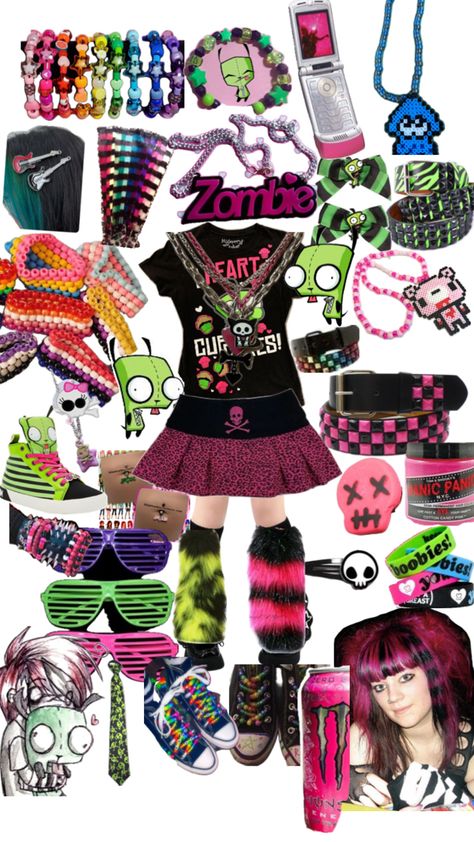 🫵 Scene Outfit Inspiration, 2010 Scene Fashion, Scene Clothing Ideas, Scene Inspo Outfit, Scene Fits 2000s, Scene Fashion Aesthetic, Scene Y2k Outfits, Scene Outfits Ideas, Scene Astethic