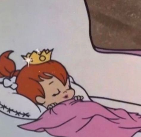 Good Sleep Aesthetic, Sleeping Cartoon, Sleep Cartoon, Cartoon Sleeping, Sleep Meme, Baby Avengers, จีซอง Nct, The Flintstones, Classic Cartoon Characters