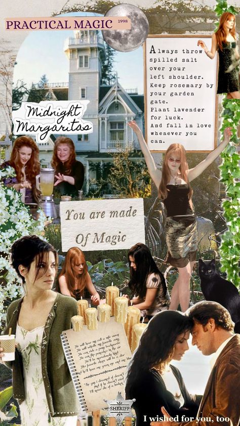 Practical Magic 1998 Practical Magic Aesthetic, Practical Magic Movie, Aesthetic Magic, Practical Magic House, Magic Background, Witch Party, Magic Party, Romantic Movie Quotes, Magic Aesthetic