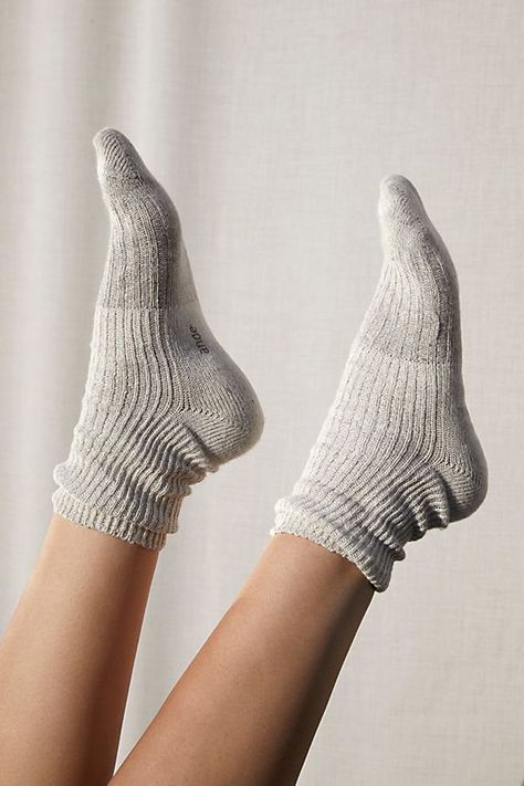 Free People Mino Washi Wellness Socks Socks Photography, Pretty Socks, Velvet Socks, Trendy Socks, Free People Activewear, Sneakers Looks, Fashion Guide, Socks And Tights, Fashion Socks