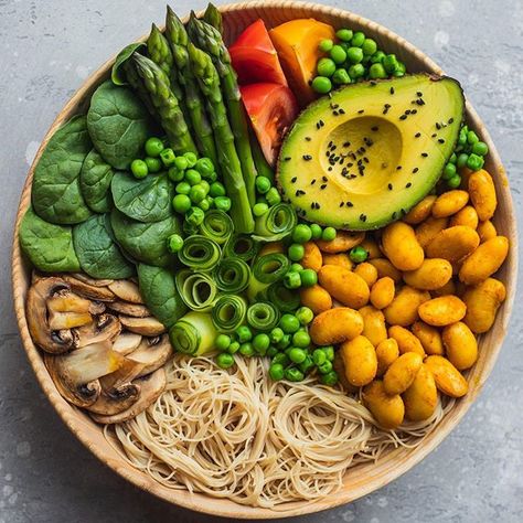 Lunch Saludable, Vegan Bowls, Plant Based Eating, Warm Spring, Easy Healthy Dinners, Junk Food, Peas, Healthy Dinner, Food Lover