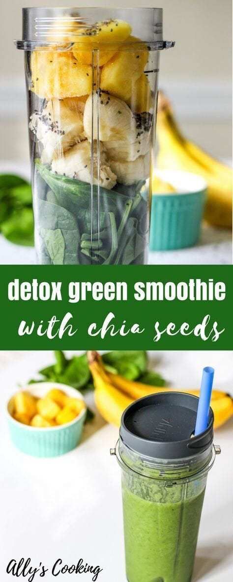 25 VITAMIN PACKED GREEN SMOOTHIE RECIPES – The Lifestyle Hacks | Food Recipes, Fitness, & DIY Smoothie With Chia Seeds, Detox Green Smoothie, Resep Vegan, Resep Juice, Best Healthy Smoothie Recipe, Chia Seed Smoothie, Smoothies Vegan, Fresh Fruit Smoothies, Resep Smoothie