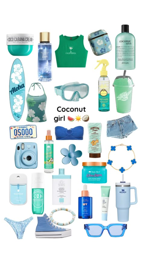 Summer Needs Products, Summer Bag Essentials, Beachy Outfits, Preppy Summer Outfits, Populaire Outfits, Casual Preppy Outfits, Trendy Outfits For Teens, Cute Preppy Outfits, Coconut Girl