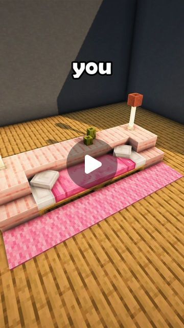 Couches In Minecraft, How To Make Pillows In Minecraft, Funny Things To Build Minecraft, Cool Minecraft Rooms, Minecraft Guest Room, Minecraft Pink Living Room, Minecraft Room Decor Ideas In Game, Minecraft Washer And Dryer, Couch Design Minecraft