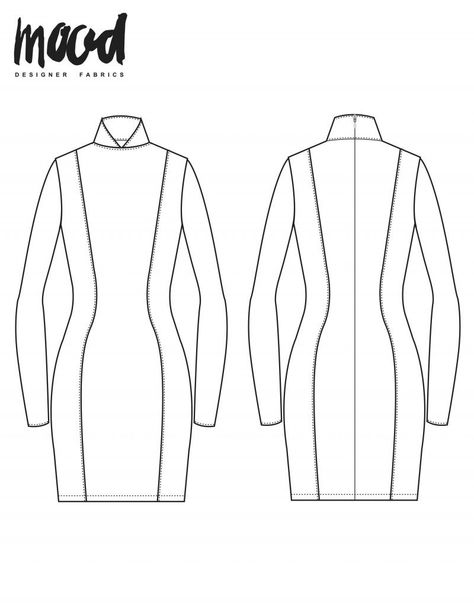 Night Dress Pattern, Free Dress Sewing Pattern, Sewing Patterns For Men, Mood Patterns, Pattern Free Sewing, Dress Pattern Free, Mood Sewciety, Dress Sewing Patterns Free, Sewing Patterns Free Women