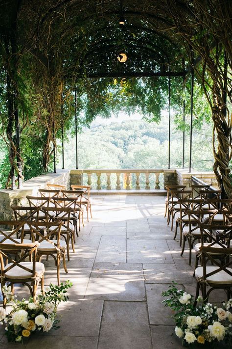 Wedding Ceremony Intimate, Cheekwood Estate And Gardens Wedding, Whimsical Micro Wedding, Small Estate Wedding, Intimate Garden Wedding Ceremony, Wisteria Arbor Cheekwood Wedding, Small Garden Wedding Ceremony, Cheekwood Estate And Gardens, Intimate Wedding Details