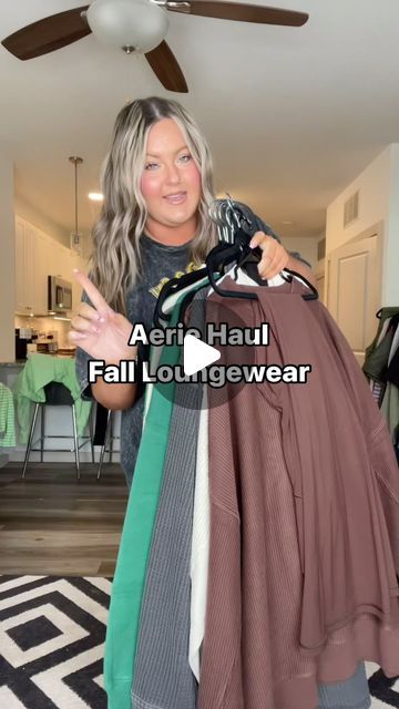 Ashley Robbennolt | Plus Size Outfit Inspo on Instagram: "@aerie does it again! Their fall loungewear is always top tier!! I will be livinggggg in these sets for the foreseeable future! 

Comment SHOP below to receive a DM with the link to shop this post on my LTK ⬇ https://liketk.it/4ORD4

Aerie haul, fall fashion, loungewear, comfy sets, aerie try on 

#aeriereal #aerie" Aerie Outfits Fall, Aerie Outfit Ideas, Aerie Haul, Aerie Outfits, Aerie Outfit, Fall Loungewear, Loungewear Comfy, Aerie Leggings, Aerie Real