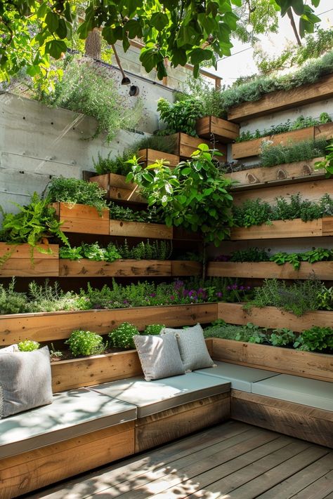 Side Patio Ideas Small, Patio Planter Ideas, Plant Porch, Courtyard Landscaping, Small Courtyard Gardens, Small Patio Garden, Minimalist Garden, Small Courtyards, Small Backyard Patio