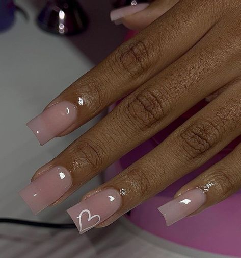 Plain Acrylic Nails, Solar Nails, Birthday Nail, Acrylic Nails Nude, Nyc Nails, Birthday Plans, Queens Nyc, Plain Nails, Duck Nails