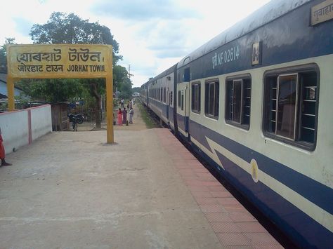 Jan Shatabdi Express at Jorhat Town Shatabdi Express, Indian Railways, Train, Quick Saves