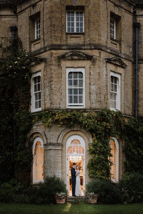 Old English Country House, Old English Wedding, Pylewell Park, English Countryside Wedding, English Country Wedding, Victorian Greenhouses, Dramatic Wedding, Old Country Houses, Bold Paint Colors