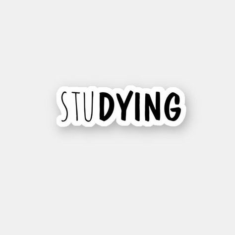 Studying Stickers Aesthetic, Study Stickers Aesthetic, Shuffle Cutouts, Trendy Stickers, Funny Laptop Stickers, Studying Aesthetic, Cookie Decorations, Sticker Design Inspiration, Good Photo Editing Apps