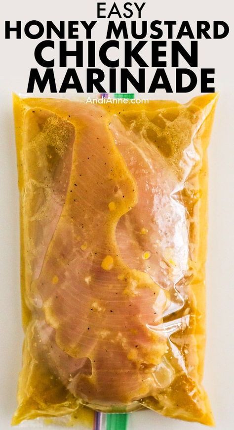 Honey Mustard Chicken Freezer Meal, Mustard Marinated Chicken, Spicy Mustard Chicken Marinade, Honey Mustard Marinade For Chicken, Homey Mustard Chicken Marinade, Quick And Easy Chicken Marinades, Honey Dijon Marinade, Homemade Chicken Marinade Easy, Chicken Marinade Honey Mustard