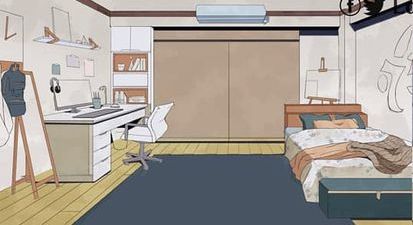 Bnha Dorm Room Layout, Bnha Dorm Room Ideas, Dorm Room Layouts, Academia Room, Create A World, Dorm Room Designs, Redecorate Bedroom, Room Design Bedroom, House Room